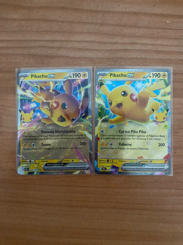Pikachu ex / pikachu ex 30th