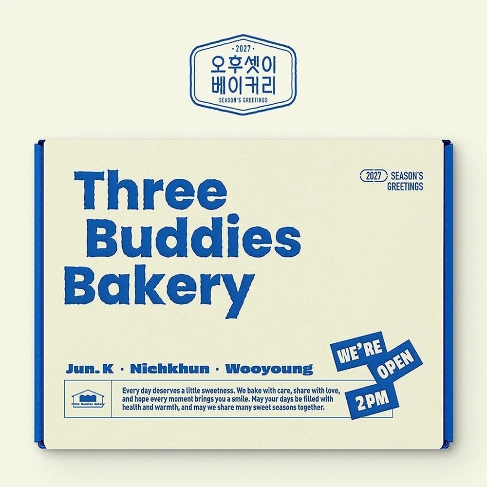 2PM 2027 SEASON'S GREETINGS/Calendar+3 Foto+16 Karte+Scheduler+Buch+etc+JYP POB
