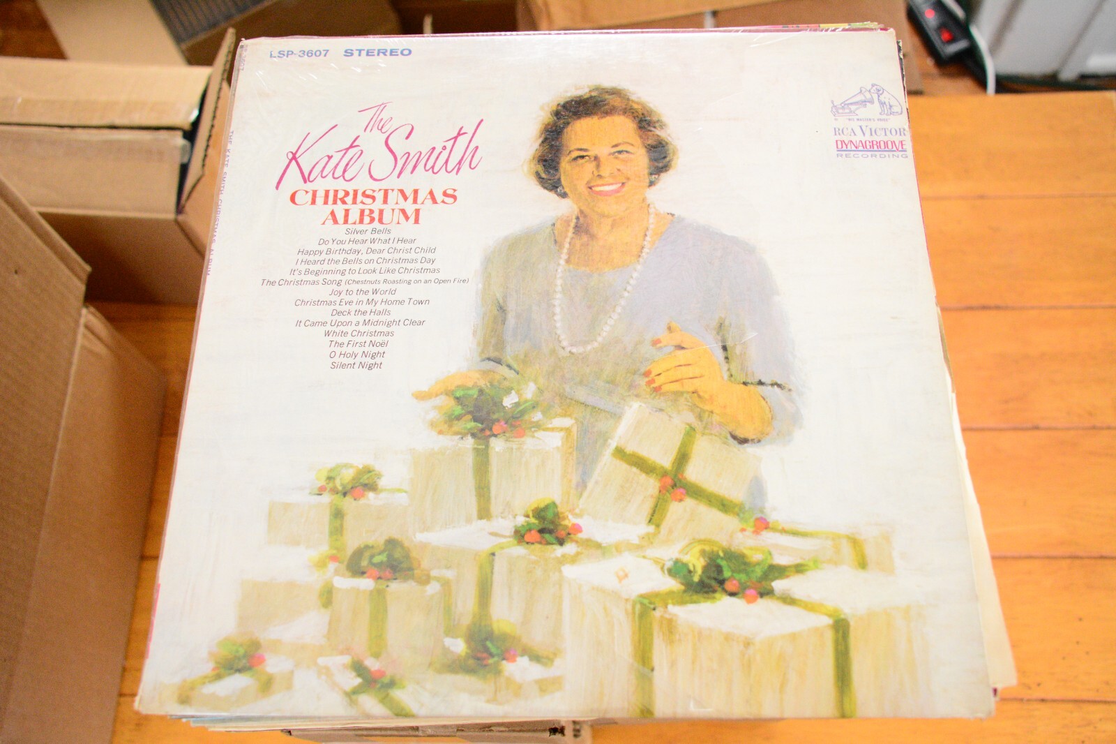 KATE SMITH CHRISTMAS ALBUM LP 12" VINYL RECORD VG- RCA VICTOR STEREO ALBUM