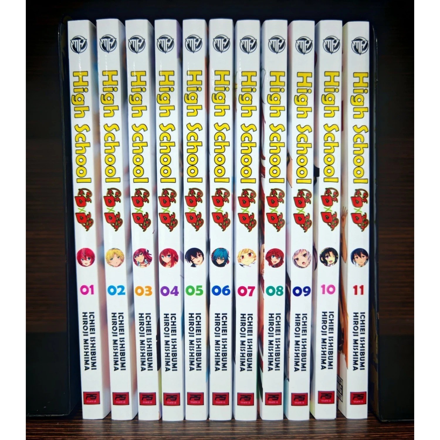 High School DxD Manga Inglese Volume 1-11 Set Completo Fumetto di Ichiei Ishibumi
