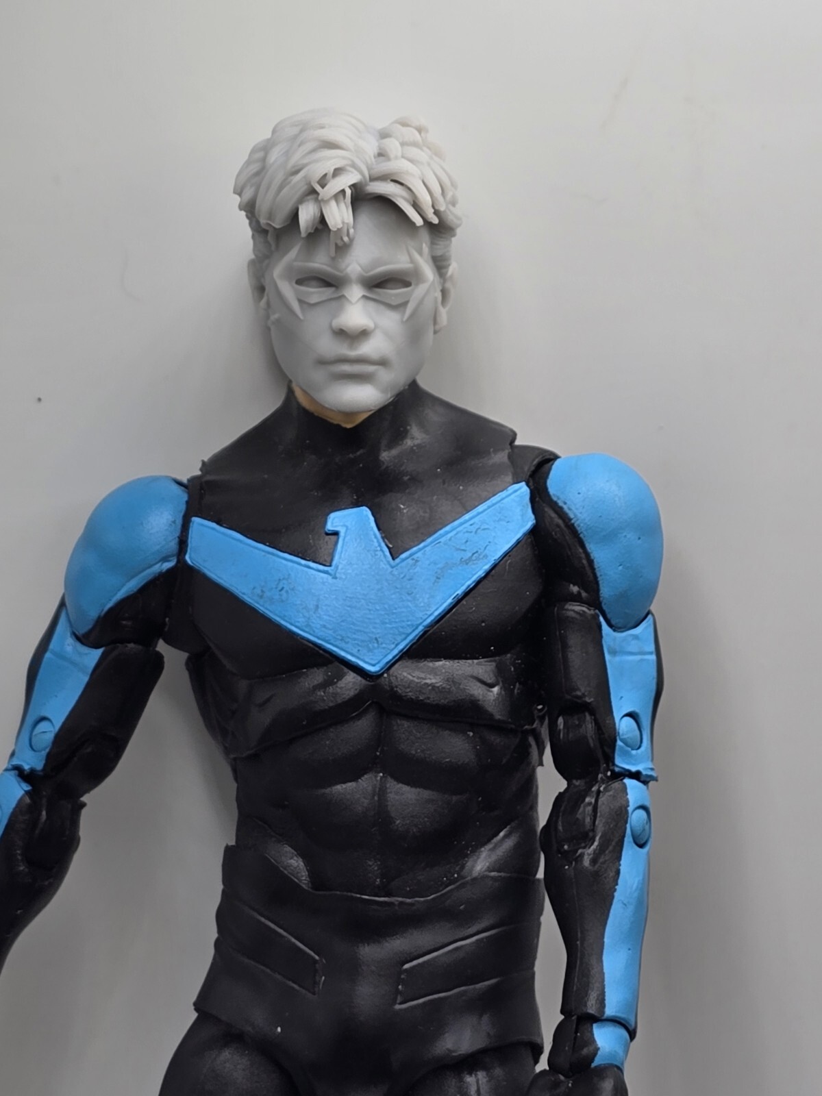 3d Print TODD RED HOOD HEAD #1 7" 1:10  Select DC Multiverse Scale