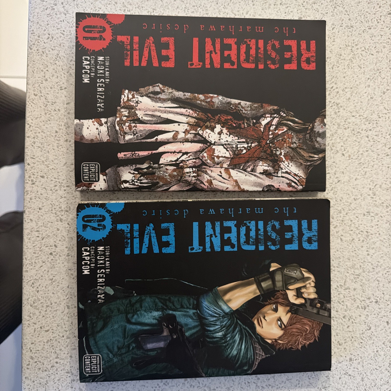 Resident Evil The Marhawa Desire Manga Series 1 and 2