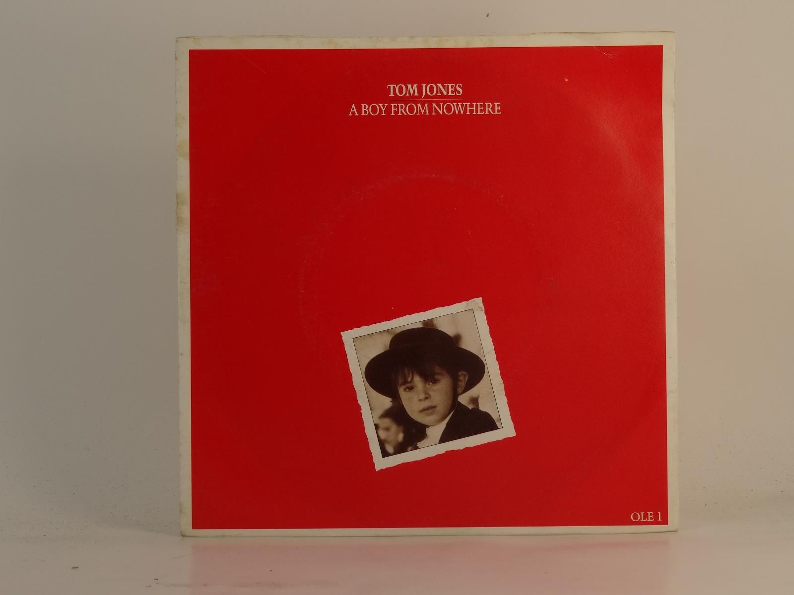 TOM JONES A BOY FROM NOWHERE (68) 2 Track 7" Single plus Picture Sleeve EPIC