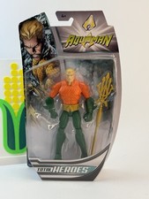 NUOVA ACTION FIGURE TOTAL HEROES AQUAMAN 6" 2013 MATTEL DC COMICS AQUA MAN!
