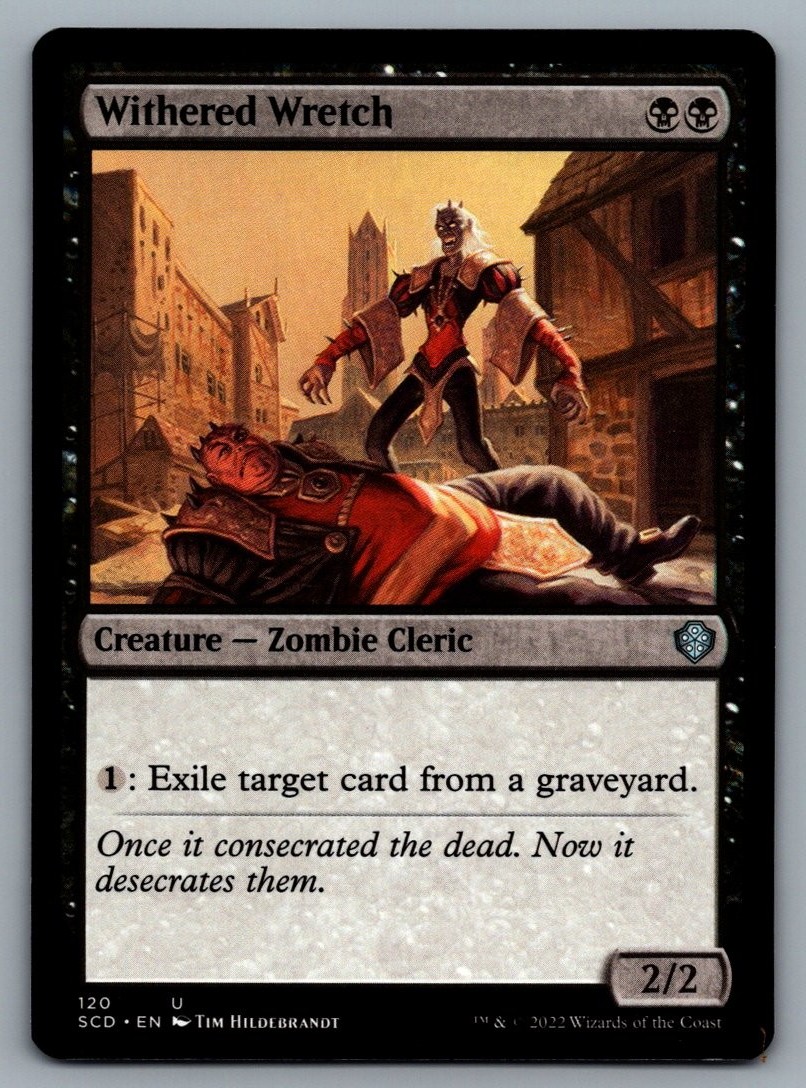 Withered Wretch #120 Starter Commander Mazzi Magic: The Gathering MTG - NM