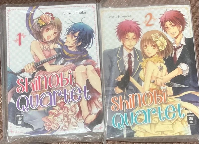 Romance Comedy Manga Shinobi Quartet 1-2