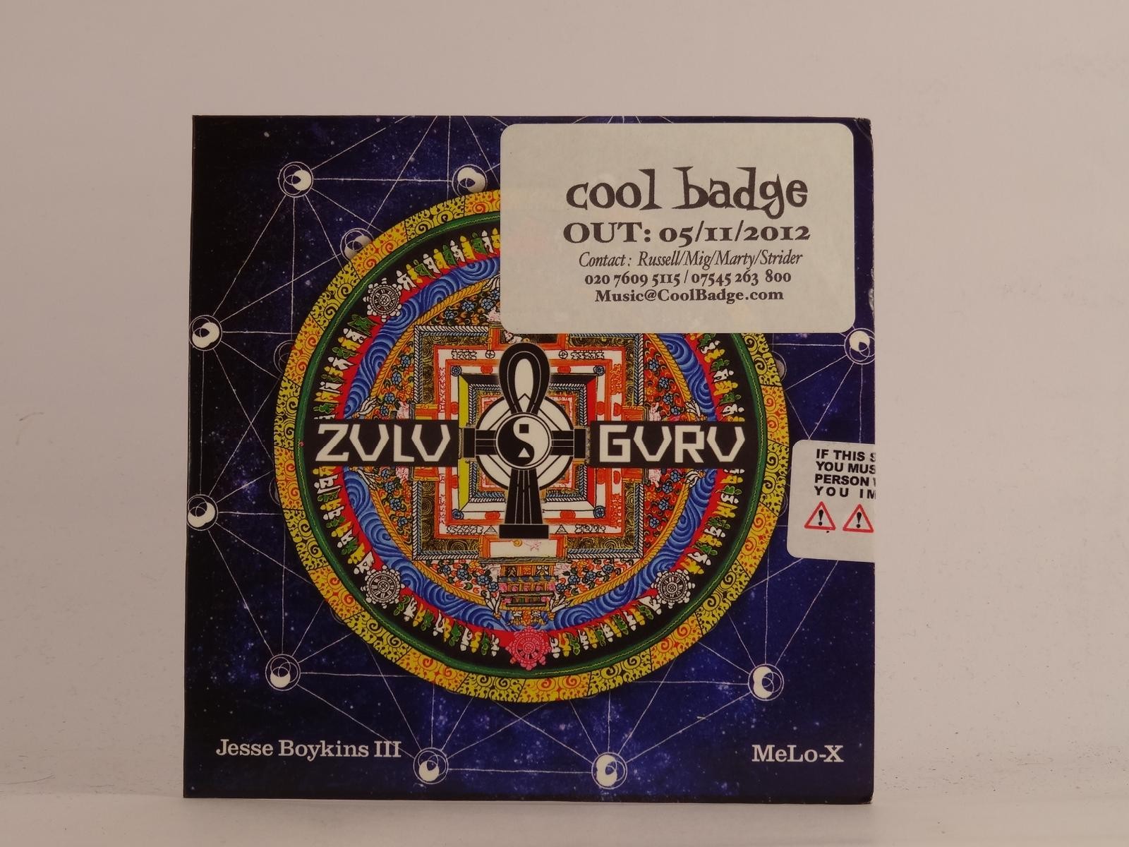 JESSE BOYKINS III AND MELO-X ZULU GURU (478) 15 Track Promo CD Album plus Card S