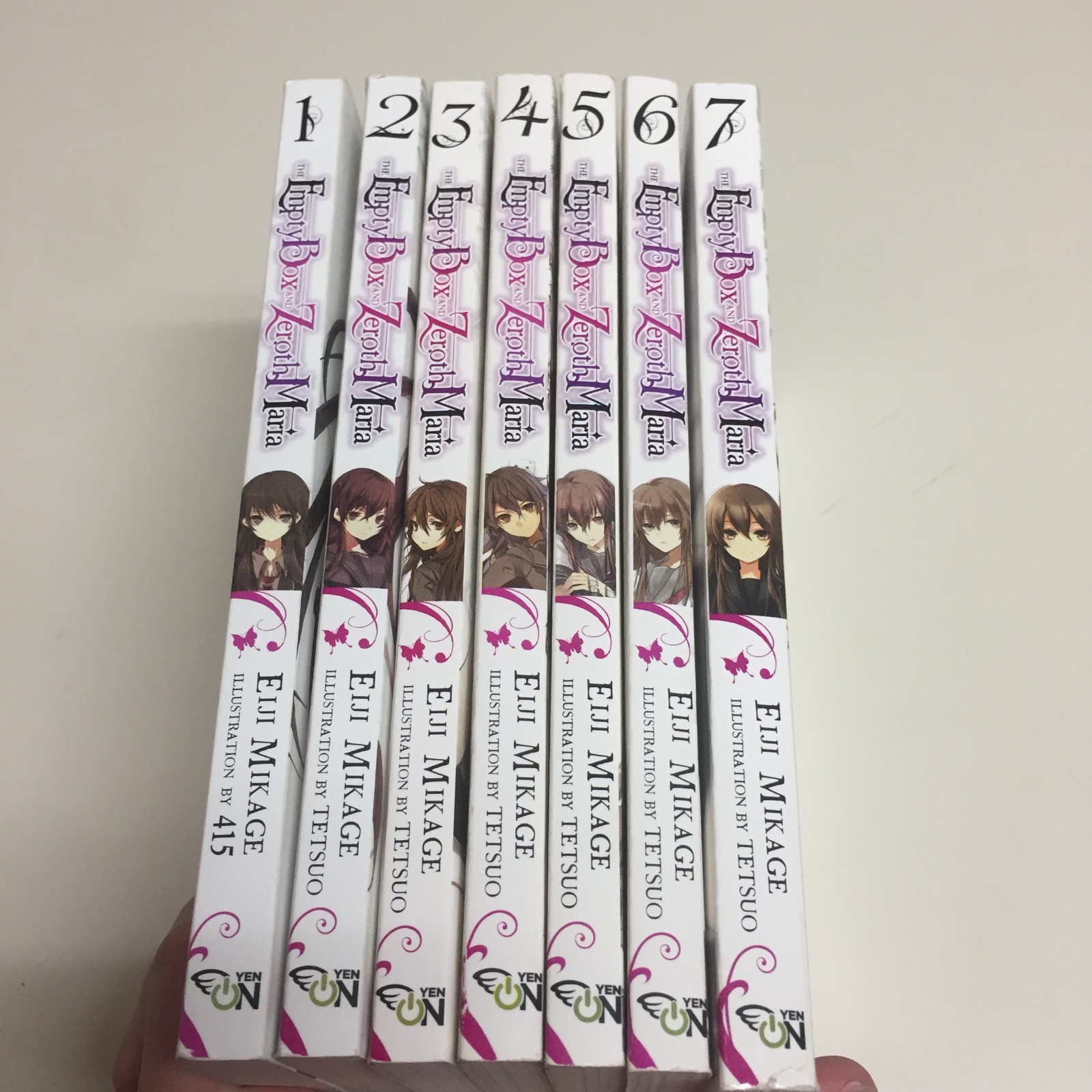 La scatola vuota e Zeroth Maria volume inglese set completo serie light novel