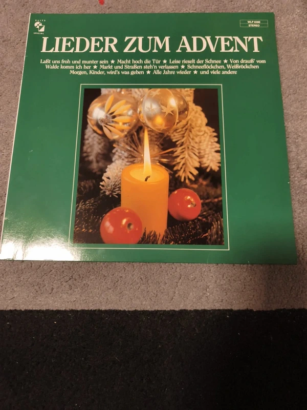 Lieder zum Advent – Weihnachtslieder Vinyl LP – Elite Special WLP 8300