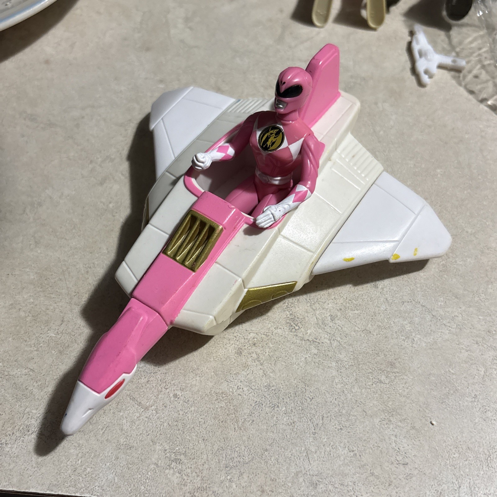 1995 Mighty Morphin Power Rangers The Movie Pink Ranger 4" Action Figure Toy