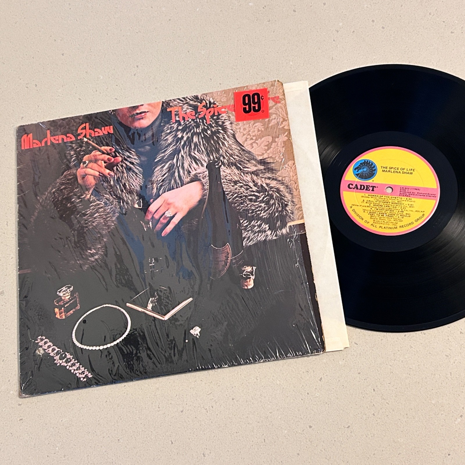 (EX) MARLENA SHAW "The Spice Of Life" 1977 US Press LP SHRINK Northern Soul