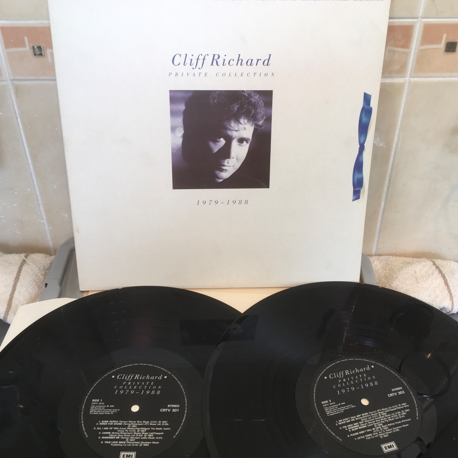Cliff Richard Private Collection 1979-1988 Double Vinyl LP Record-CRTV 30