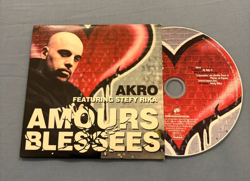 CD Single Akro Amours Blessées