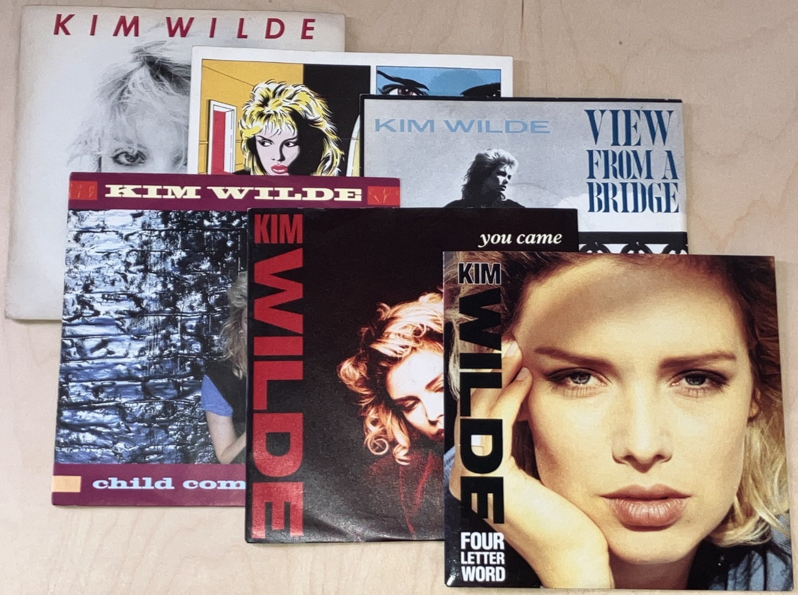 Kim Wilde: Bundle of 6 x 7" singles incl. You Came, Child Come Away, Cambodia