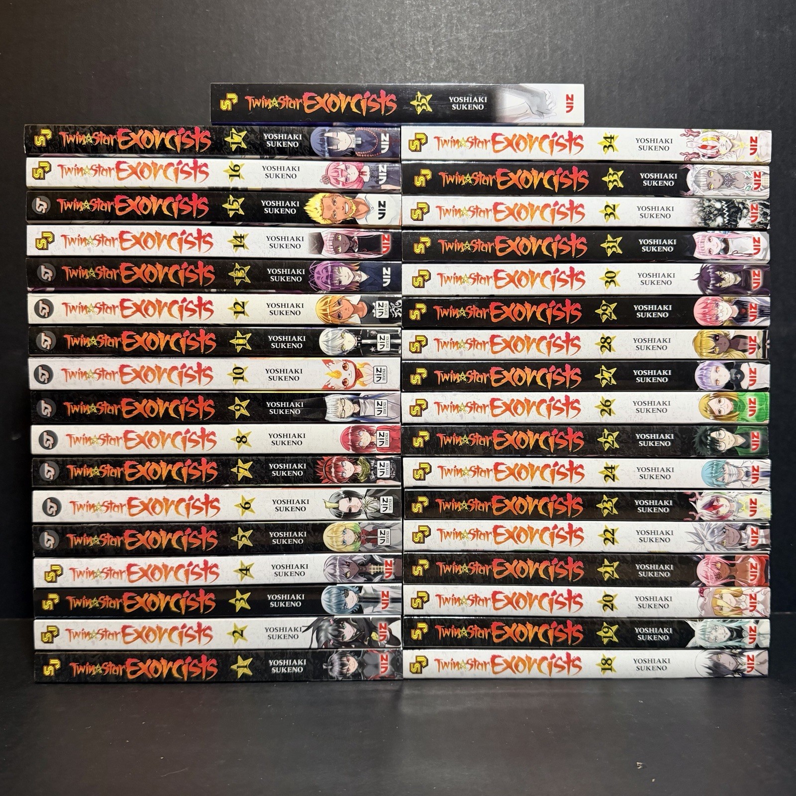 Twin Star Exorcists manga volumi 1-35 nuovissimo inglese USA autentico Viz Media