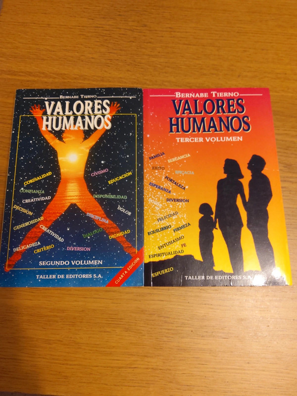 Valores Humanos, segundo y tercer volumen.