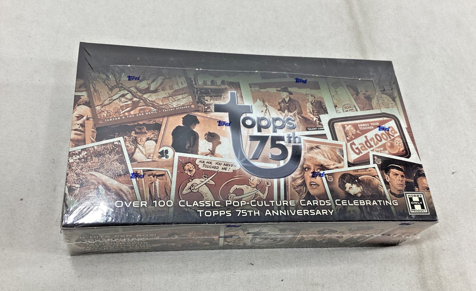 2013 Topps 75th Anniversary Hobby Box Icone Cultura Pop 3 Autografi / 1 Riacquisto