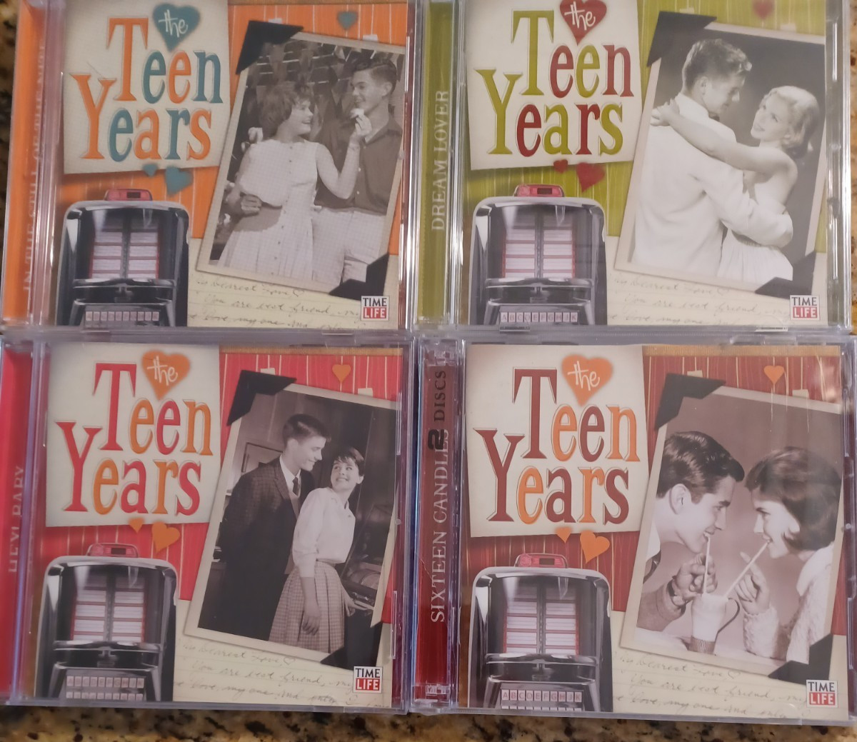 Time Life - The Teen Years 4 CDs Dream Lover, Hey Baby, 16 Candles, In The Still