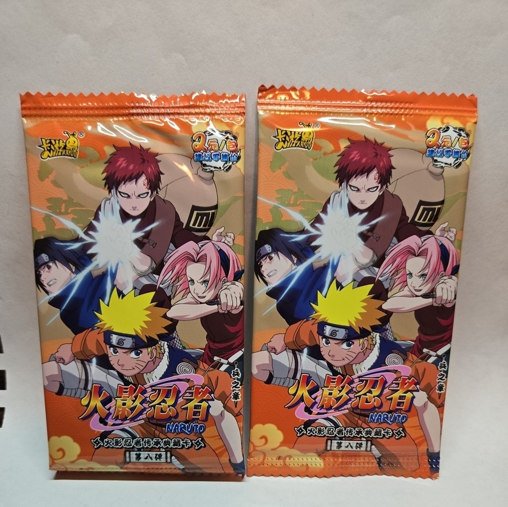 2 confezioni potenziamento Naruto TCG CCG Kayou - Tier 2 Wave 8 - come nuove 2 confezioni