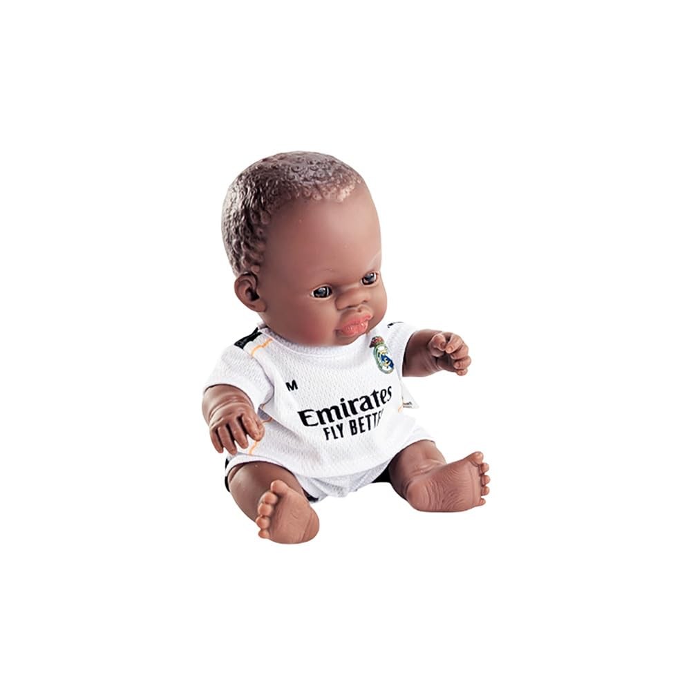 Poupée Real Madrid 21 cm avec Équipement Officiel Blanc Sport - Blanche