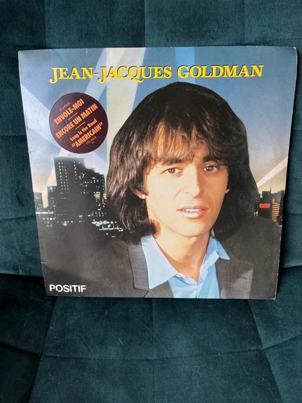Vinyle 33T Jean-Jacques Goldman – Positif – 1984 – Avec Sticker Envole-moi – Epic