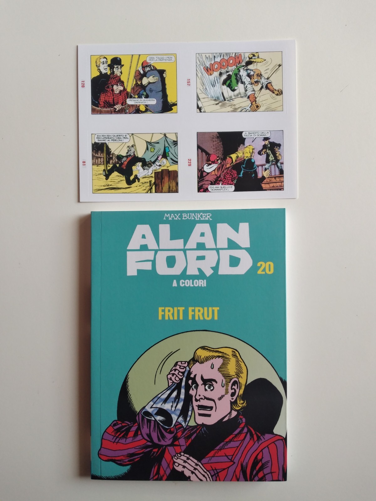 ALAN FORD  a Colori  n.20  c/Figurine  Gazzetta dello Sport   EDICOLA !!  Rif. 2