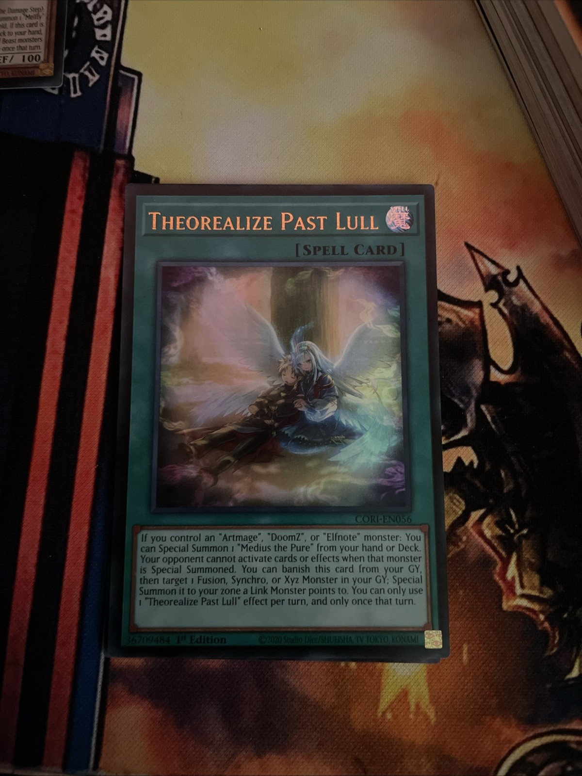 Yugioh! 1x Theorealize Past Lull CORI-EN056 Ultra Rare 1st Ed NM
