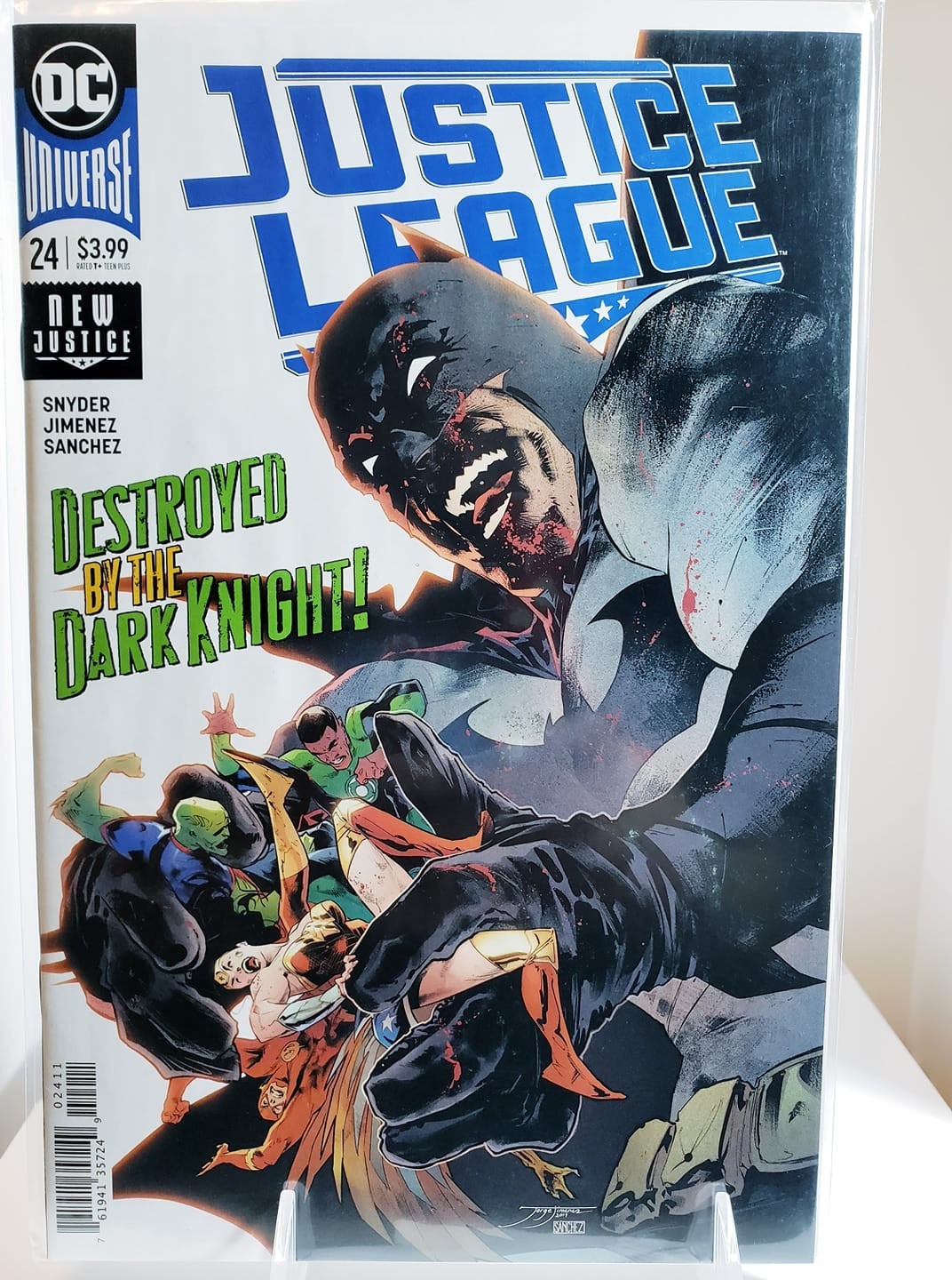 23736: DC COMICS JUSTICE LEAGUE #24 grado quasi nuovo