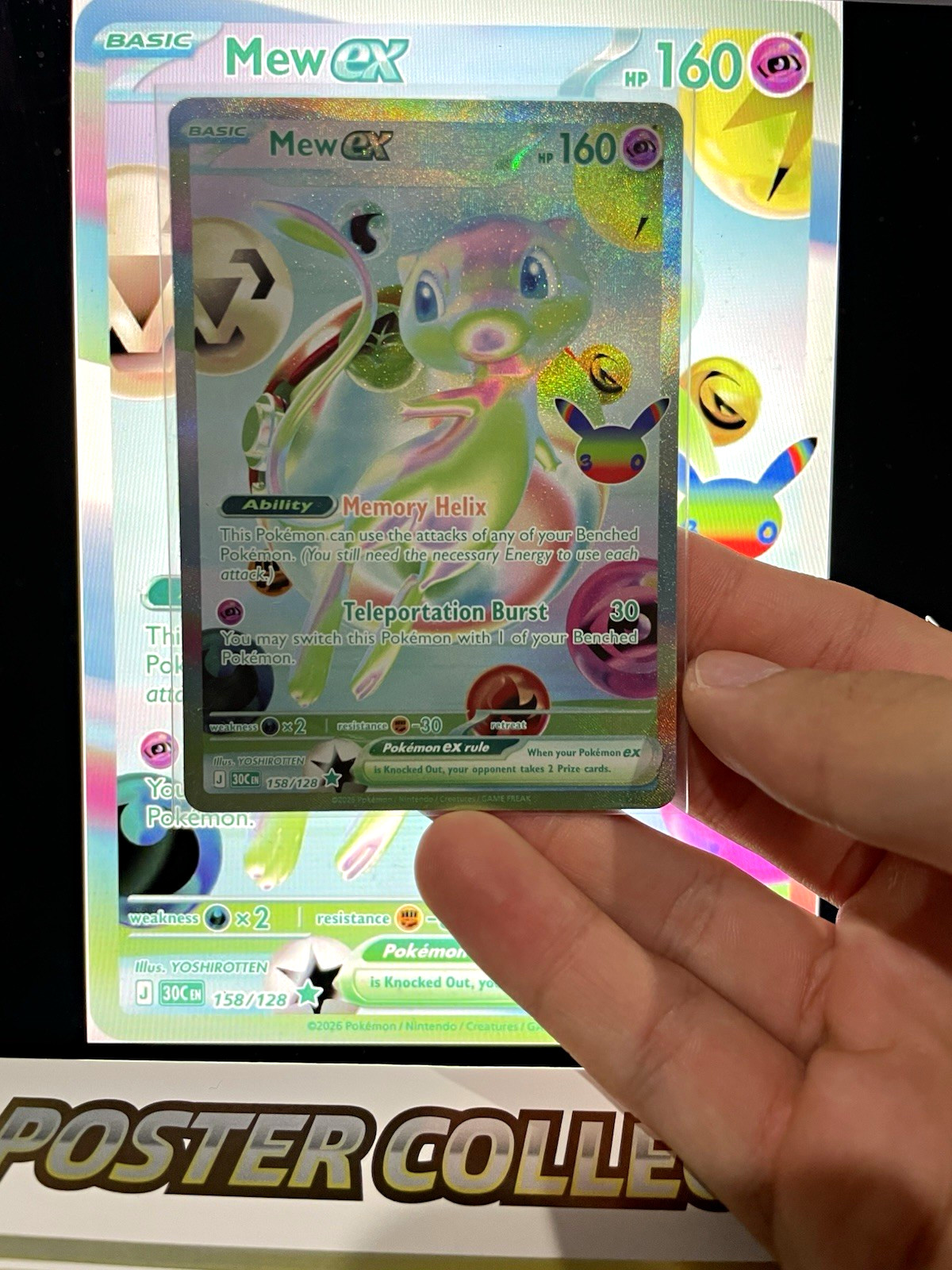 The Pokémon Company TCG 30° Anniversario Mew ex 158/128 Futuristico Raro