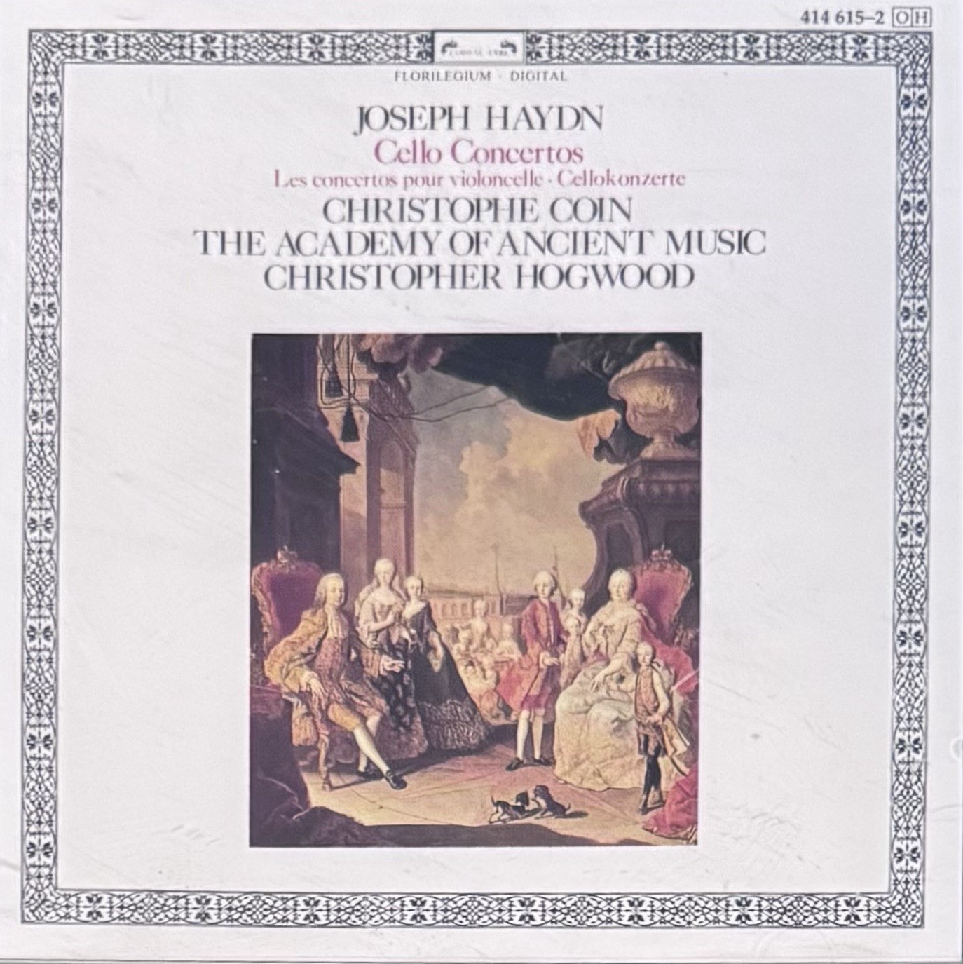 Haydn Cello Concertos - C. Coin, Christopher Hogwood - CD - MINT - 26-2611