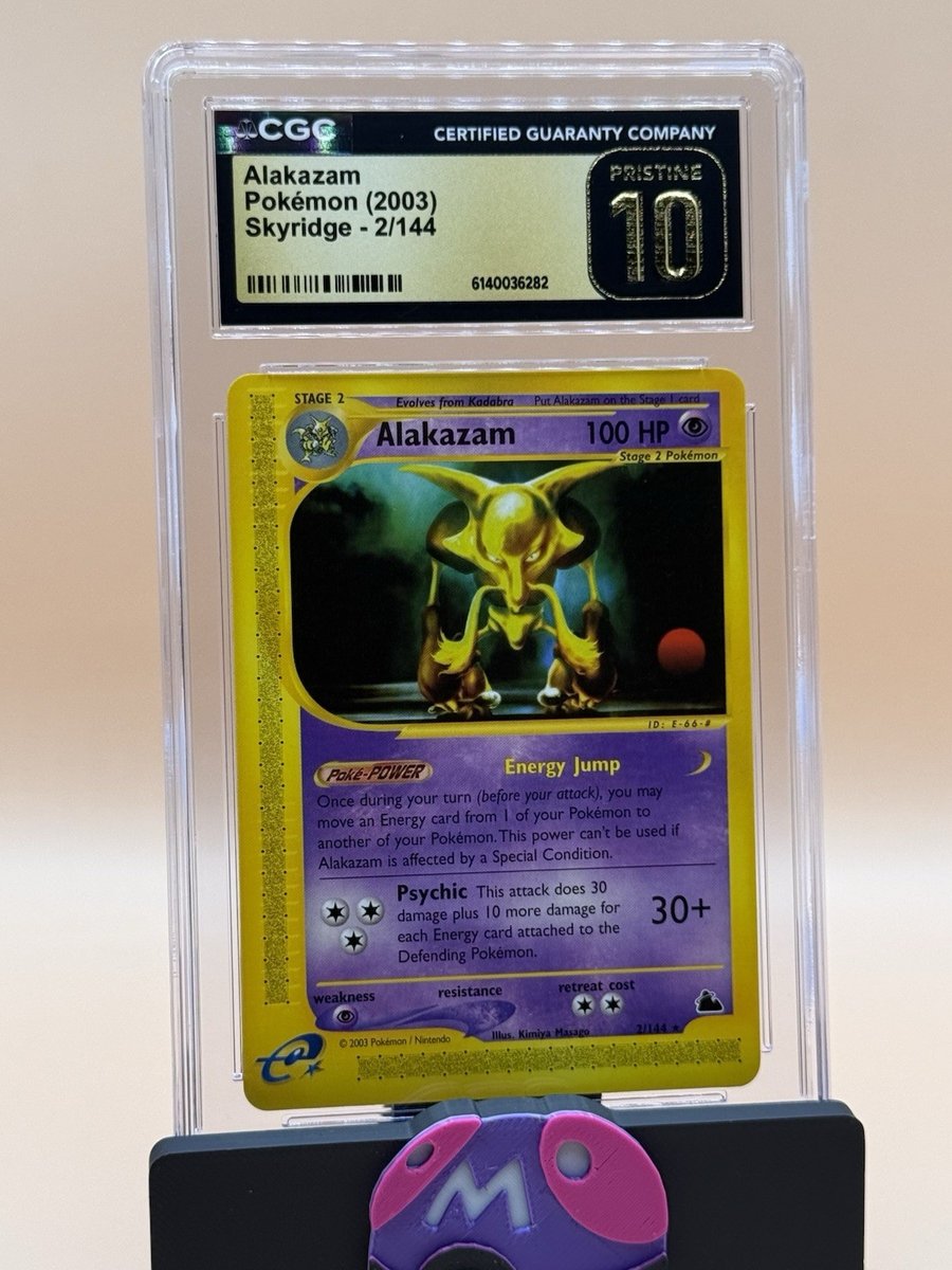Alakazam Skyridge 2/144 CGC Pristine 10