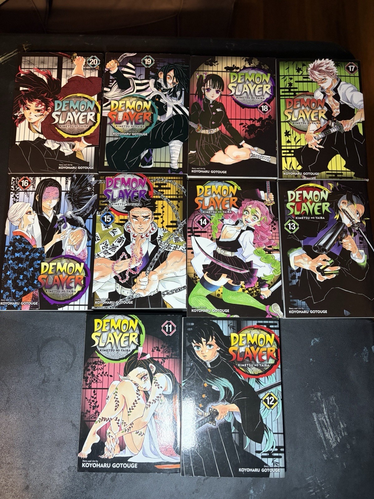 Demon Slayer Manga Inglese Lotto Volumi 11-20 VIZ Media
