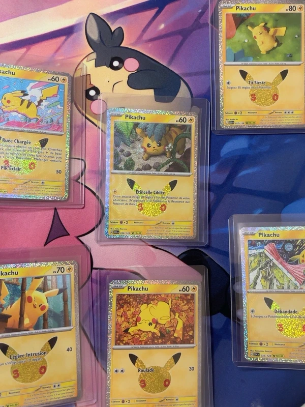🎉 Collection à l’unité des 30 Pikachu – Pokémon 30e Anniversaire