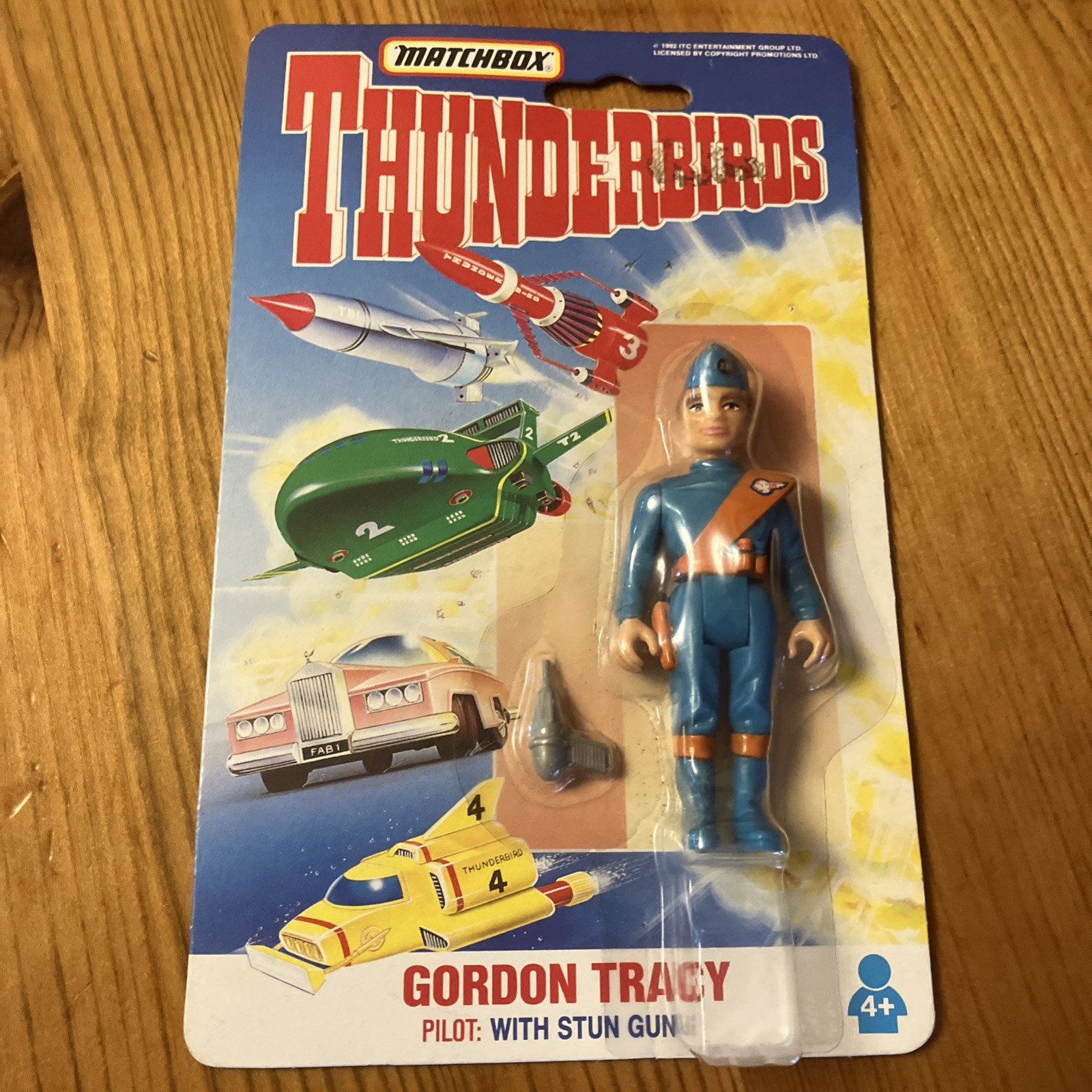 Figurina THUNDERBIRDS Pilot GORDON TRACY 1992. MOC