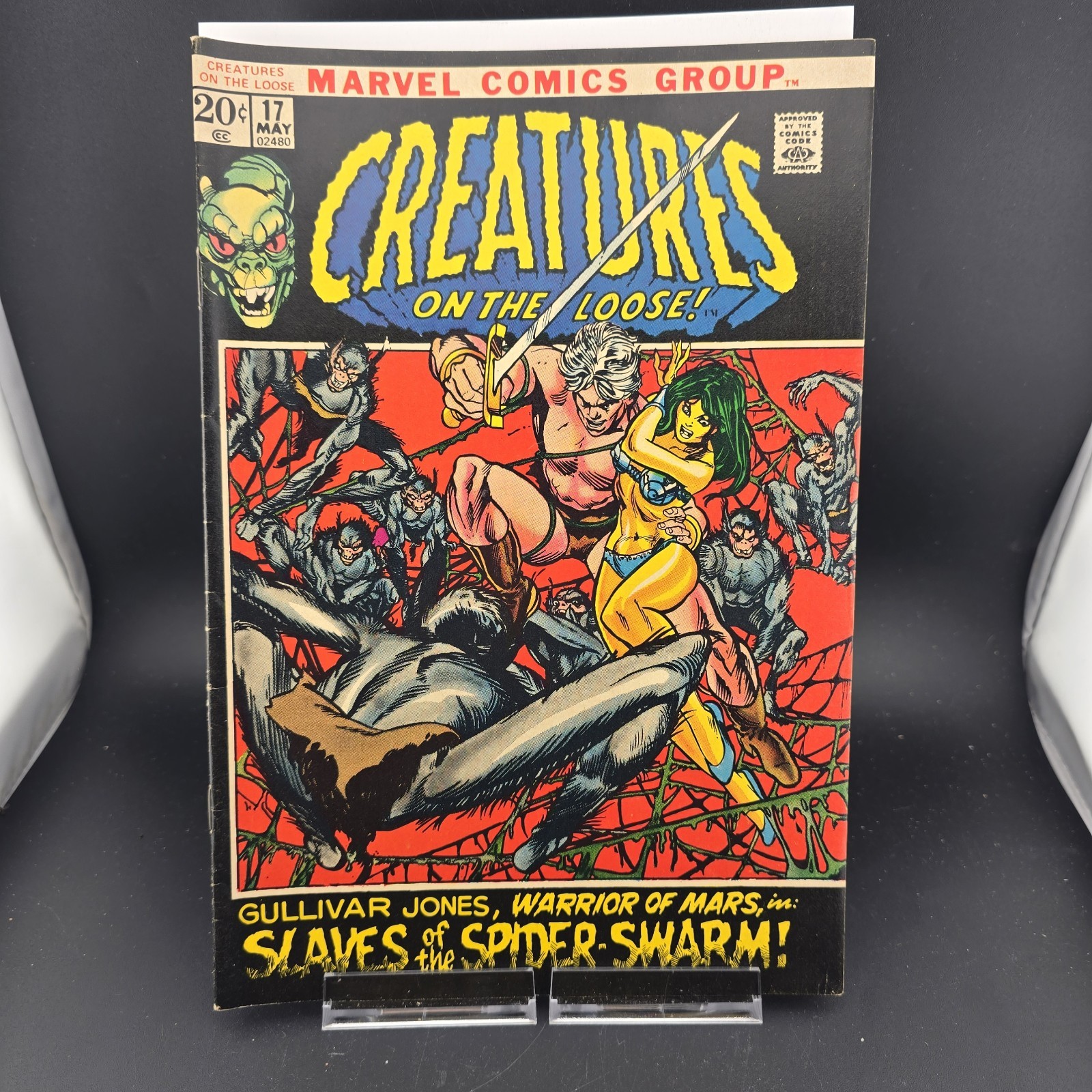 Creatures on the Loose 17 (1972) fumetto Marvel - Gullivar Jones Mid-Grade FN 6.0