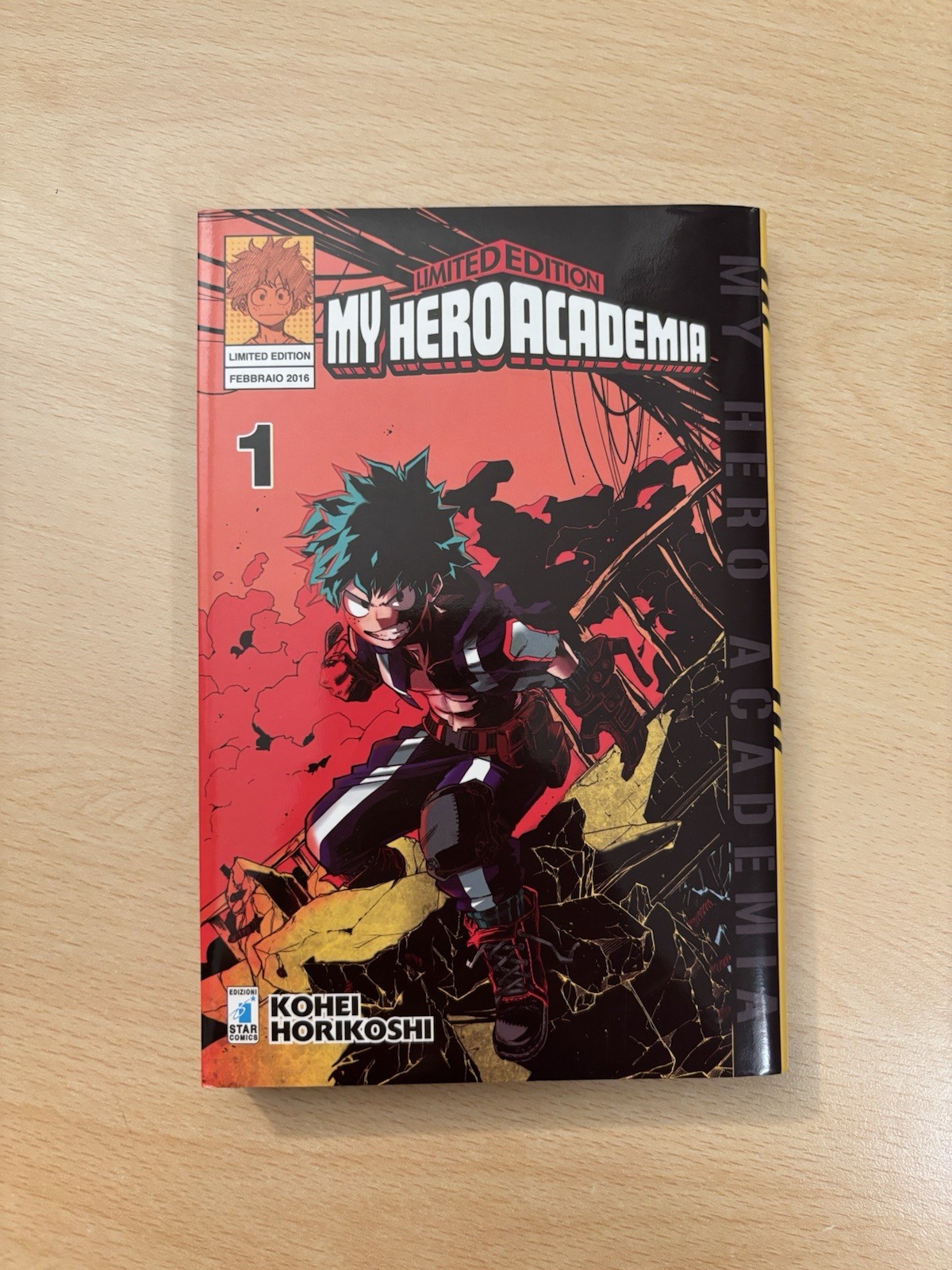 Star Comics My Hero Academia Vol. 1 Edizione limitata Kohei Horikoshi ITA