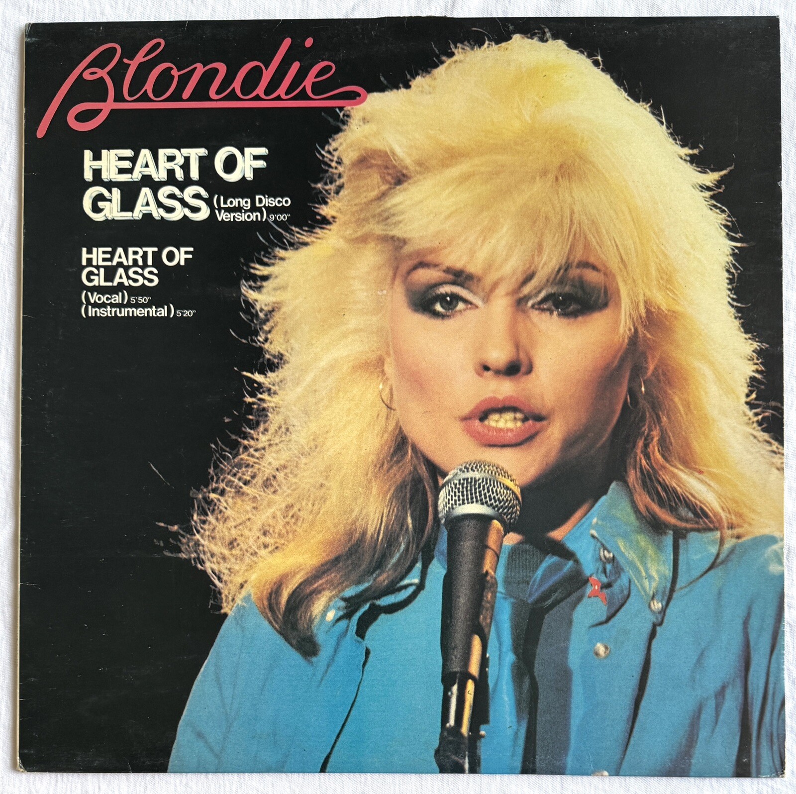 BLONDIE-Heart Of Glass- Mega Rare Italian 12” Featuring 9 Min Long Disco Version