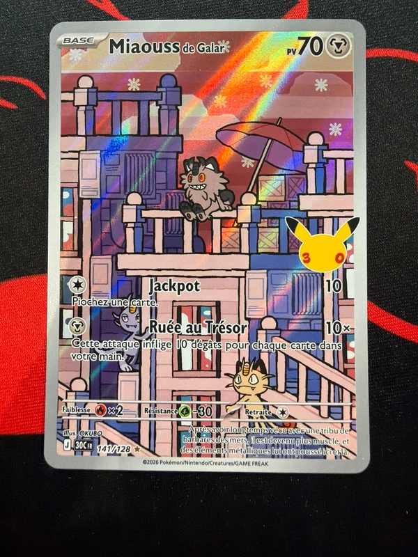 Carte Pokémon Miaouss de Galar 141/128