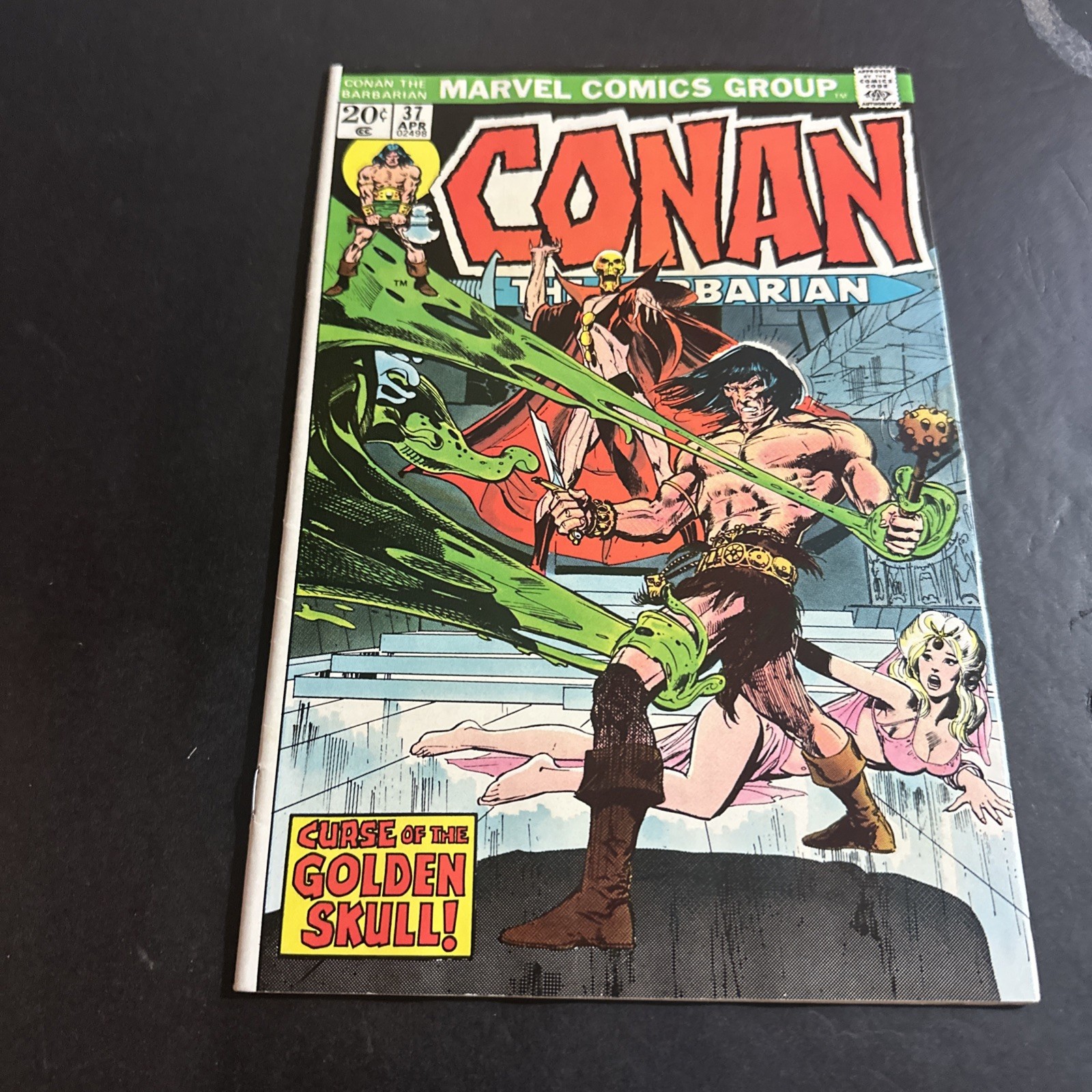 Conan il Barbaro #37 (1974) 1° App. Juma Black, prima app. 6.0 MM22b