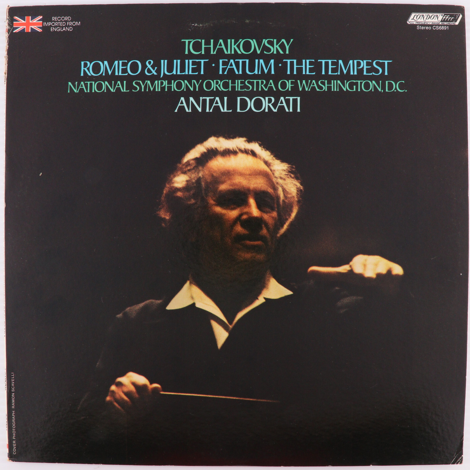 Tchaikovsky, Dorati - Romeo & Juliet / Fatum / The Tempest 1975 LP Record CS6891