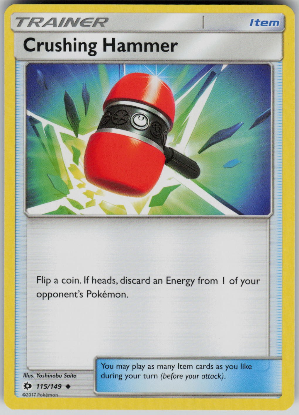 Martello frantumatore 115/149 set base SM non comune Yoshinobu Saito