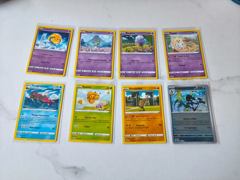Lot 8 carte pokémon astres radieux