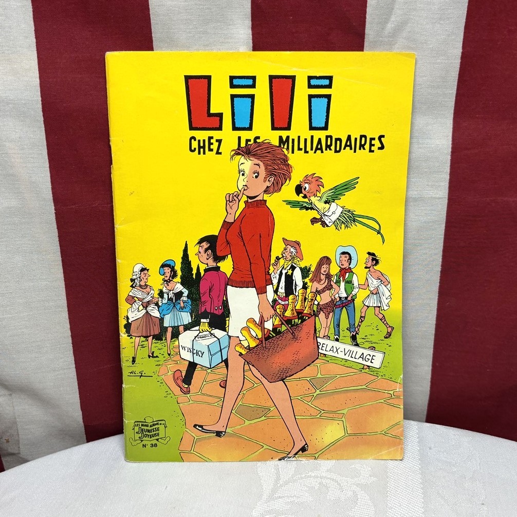 L'ESPIEGLE LILI 38 Chez Les Milliardaires vintage 1978 francese SPE fumetto BD