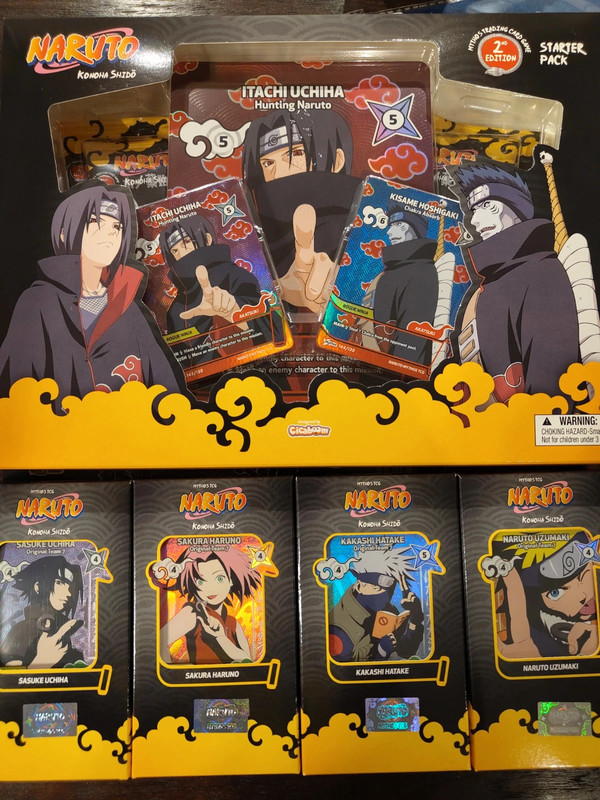Naruto mythos starter Itachi kisame team sets Naruto Sakura Sasuke kakashi