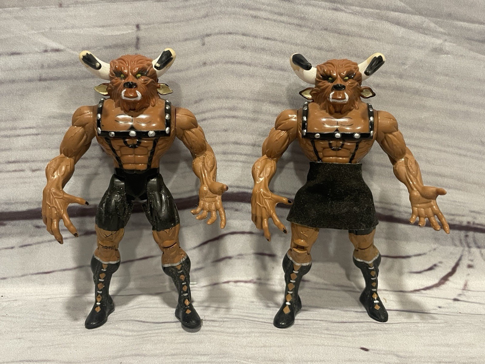 (2) Modellino Hercules Viaggi Leggendari Minotauro Sciolto 5,5" Toy Biz 1996