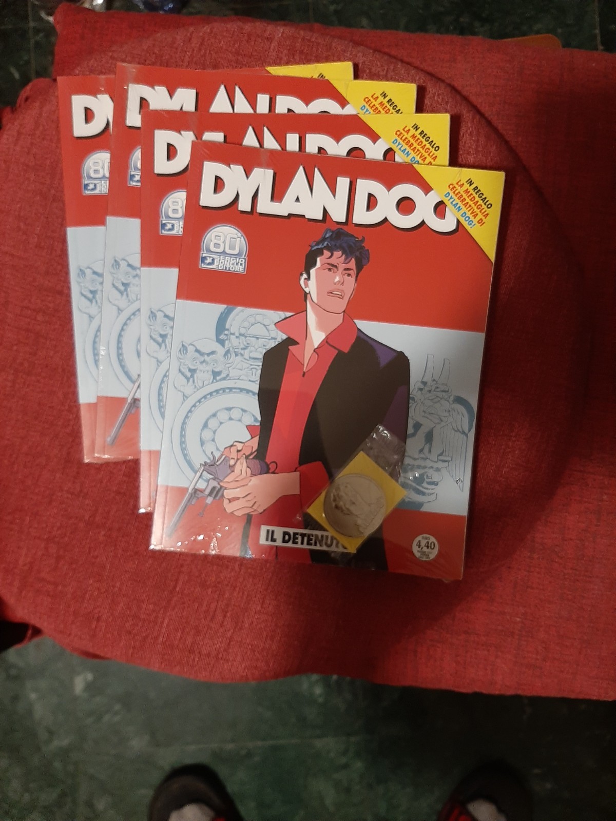 Dylan Dog - Il Detenuto - Incellofanato  con medaglia commemorativa