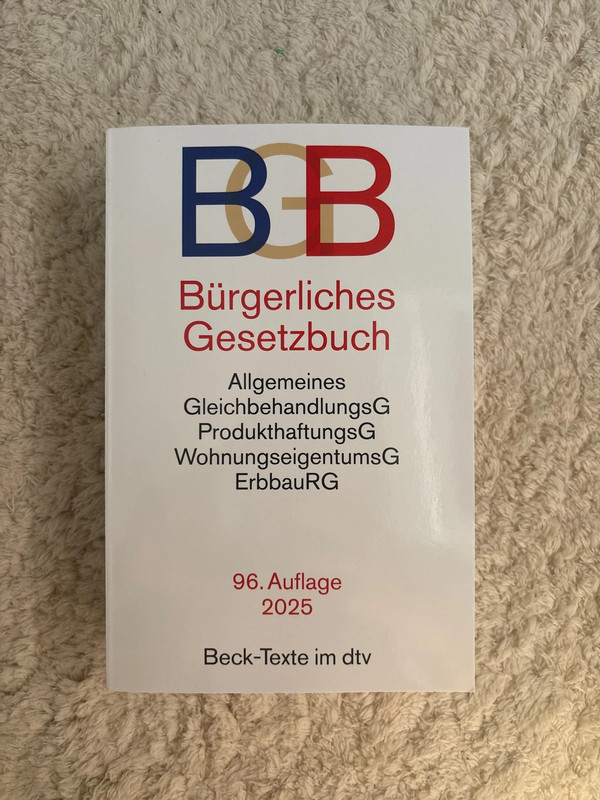 BGB 96.Auflage 2025