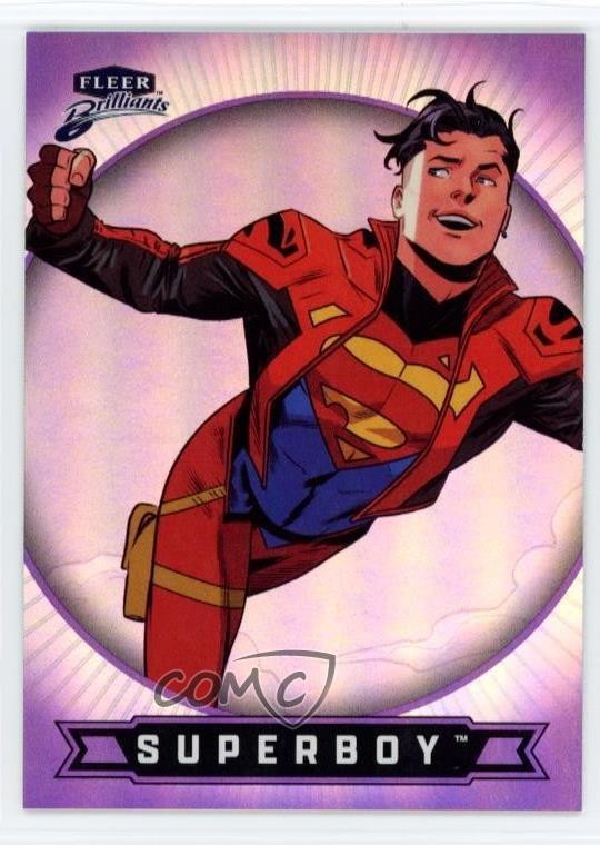 2025 Fleer Brilliants Superman Purple Superboy #16 1bf5