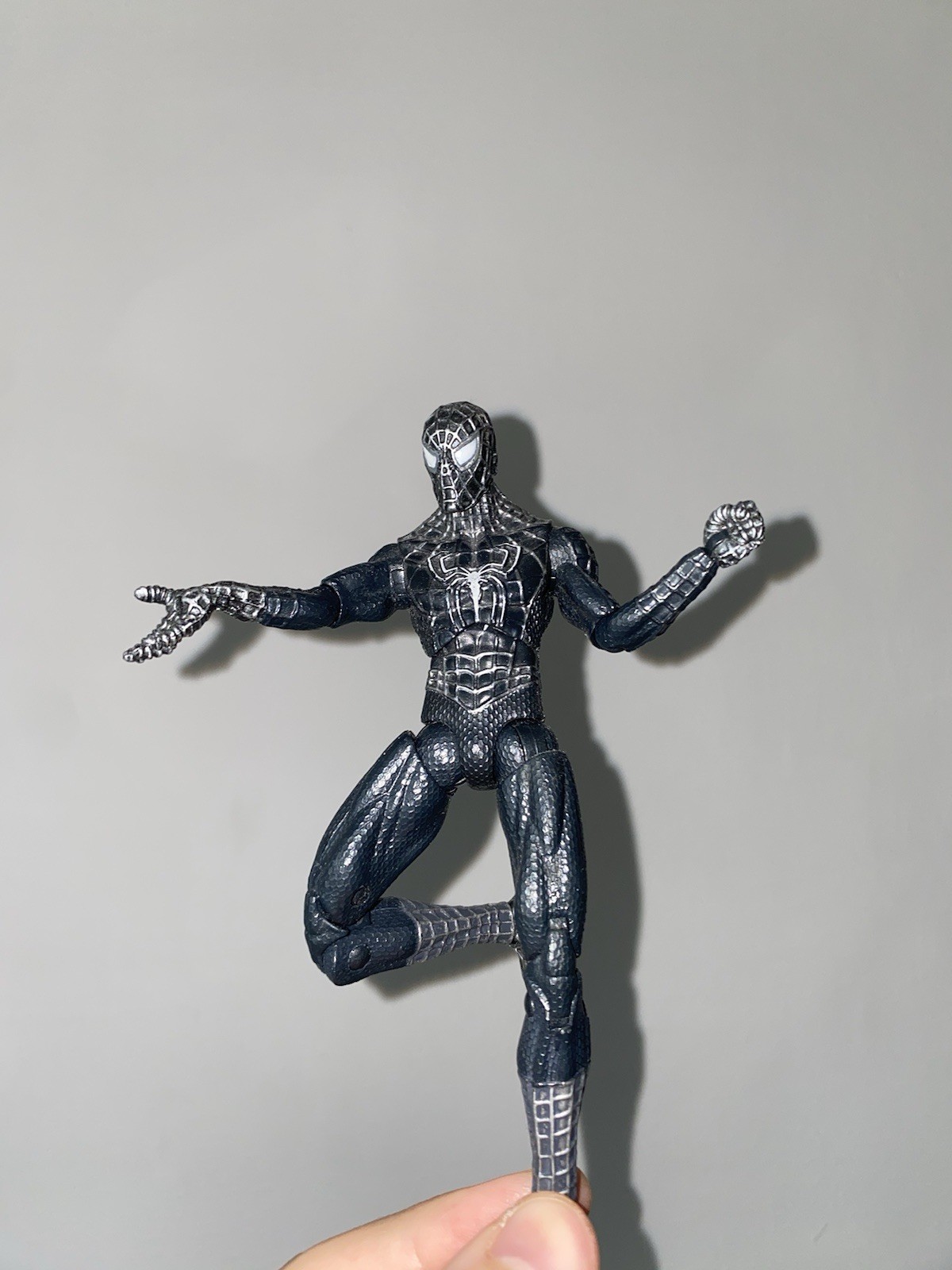 Spiderman 3 Black suit Hasbro 2008 action figure RARE