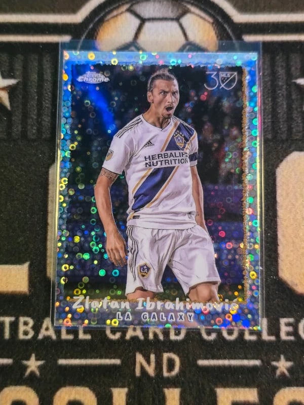 2025 Topps Chrome MLS Zlatan Ibrahimovic #NF-3 1995 MLS 30 Years Disco LA Galaxy